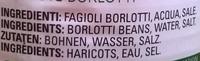 Fagioli Borlotti Ingredients