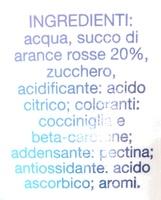 Bevanda A Base Di Succo Di Arancia Rossa Ingredients