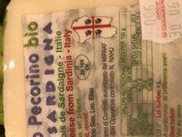 Formaggio Pecorino Bio Ingredients