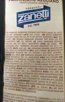 Formatge Ratllat Parmigiano Regiano Zanetti Ingredients