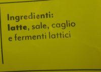 Mozzarella Fiore Del Latte Ingredients