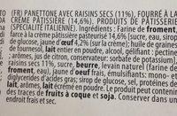 Granducale Panettone Doppia Delizia Cream Ingredients