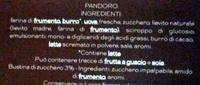 Le Bont Del Pasticciere Pandoro Morbido E Gustoso Ingredients