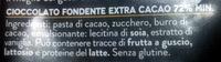 SAPERdiSAPORI CIOCCOLATO FONDENTE EXTRA Ingredients