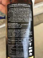 Douceur  Base D'Aceto Balsamico Di Modena IGP Ingredients