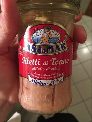 Asdomar Filetto Tonno Olio Oliva Vaso Vetro GR. 250