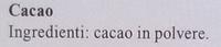Lindt Cacao Ingredients