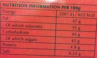 Irresistibly Smooth - Milk Nutrition Label