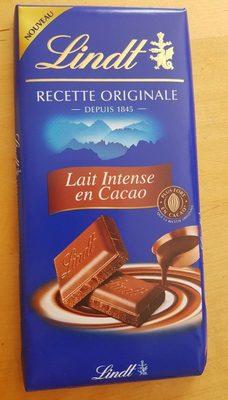 Chocolat Au Lait Intense En Cacao