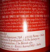 Vellutata Ingredients