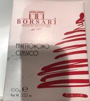 Borsari Mini Panettone Classico GR. 100 Report Card