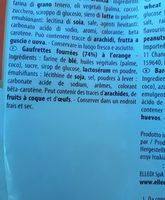 Party Wafers Orange Ingredients