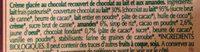 MINI-BATONNETS DE GLACE CHOCOLAT AMANDE X6 Ingredients