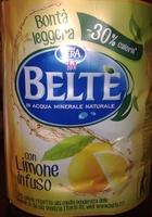 Belt In Acqua Minerale Naturale Con Limone Infuso Report Card