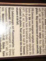 Grissini Ingredients