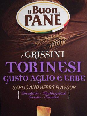 Grissini Torinesi Garlic And Herbs Flavour
