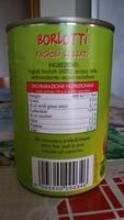 Borlotti Fagioli Lessati Report Card