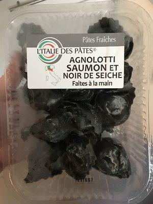 Agnolotti Saumon Et Noir De Seiche