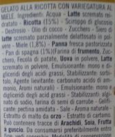 Ricotta E Miele Ingredients