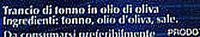 Tranche De Thon  L'huile D'olive Ingredients