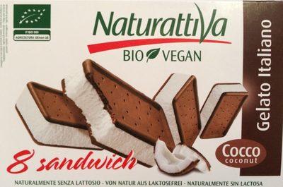 8 Sandwich Gelato Italiano Bio Vegan