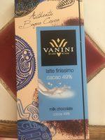 Vanini Milk Chocolate 49% Cocoa Report Card
