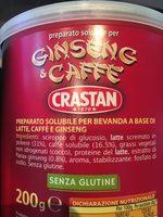 Crastan Ginseng & Caffe'gr. 200 Ingredients