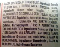 Fusilli N 48 Ingredients