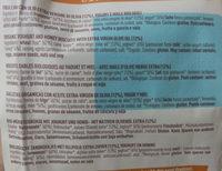 Frollini Con Yogurt Miele Ingredients