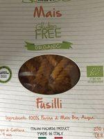 Fusilli Di Mais Senza Glutine, Maismehl-nudeln Glutenfrei Ingredients