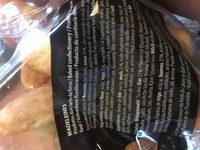 Carrefour Madelines Ingredients