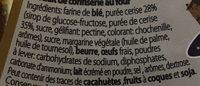 CROSTATA CERISES Ingredients