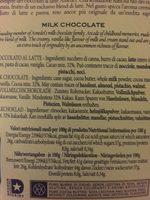 Toscano Brown, Tafel, Vollmilchschokolade Ingredients