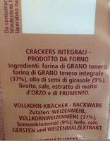 Crackers Integrali, Tre Mulini (eurospin) Ingredients