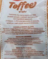 Toffee Al Latte Ingredients
