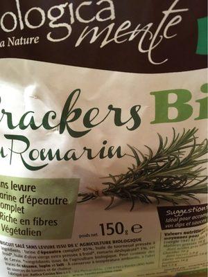 Crackers Bio Au Romarin