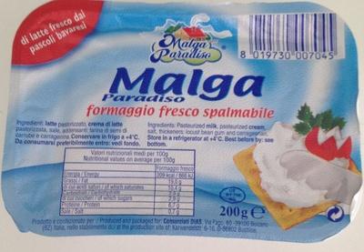 Malga Paradiso Formaggio Fresco Spalmabile