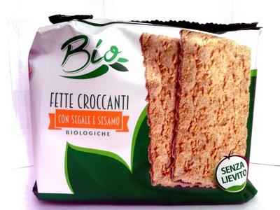 Bio Fette Croccanti Con Segale E Sesamo Biologiche