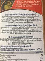 Boisson Sorgho Ingredients