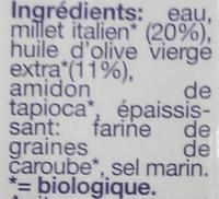 Cuisine Millet Ingredients