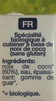 Cuisine Coco Ingredients