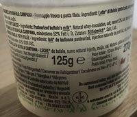 Mozzarella Di Bufala Campana Ingredients