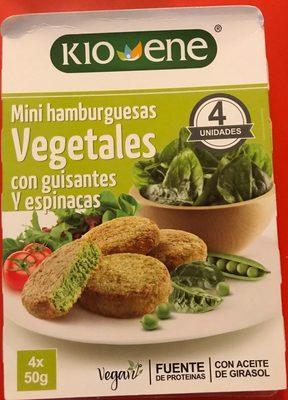 Mini Hamburguesas Vegetales Con Guisantes Y Espinacas