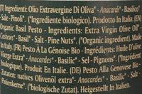 Pesto Alla Genovese - Bio Ingredients