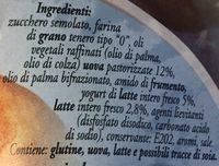 Ciambella Preparado Con Yogurt Ingredients
