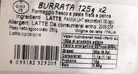 Burrata Ingredients
