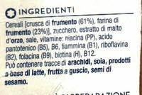 Bran Sticks Con 61 % Di Crusca Ingredients