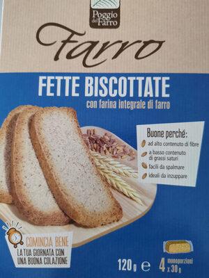 Fette Biscottate Con Farina Integrale Di Farro