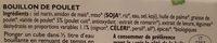 Bouillon De Poulet Ingredients