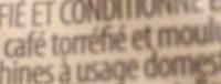 Tenore Decaffeinato Ingredients